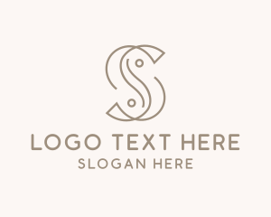 Elegant Minimal Letter S  Logo