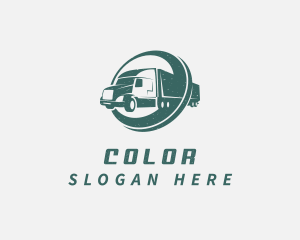 Cargo Logistics Trucking Logo