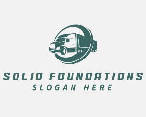 Trucker - Cargo Logistics Trucking logo design