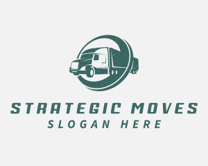 Cargo Logistics Trucking logo design