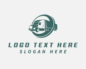 Cargo Logistics Trucking Logo