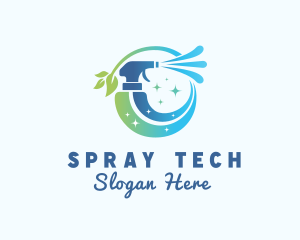 Sprayer - Natural Organic Sprayer logo design