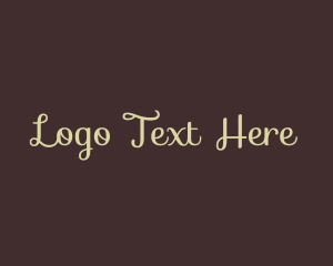 Wordmark - Elegant Luxury Business logo design