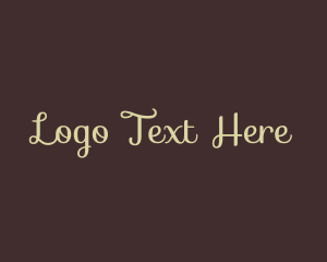 Script - Elegant Luxury Business logo design