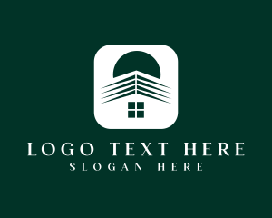 Property - House Roofing Property logo design