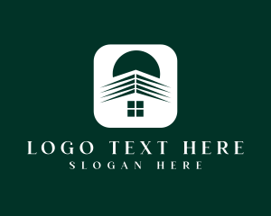 Establishment - House Roofing Property logo design