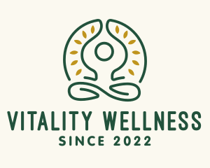 Yoga Studio Wellness  logo design