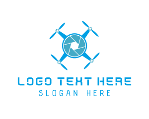 Shutter - Drone Tech Shutter logo design