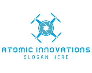 Drone Tech Shutter logo design