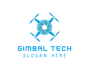 Drone Tech Shutter logo design