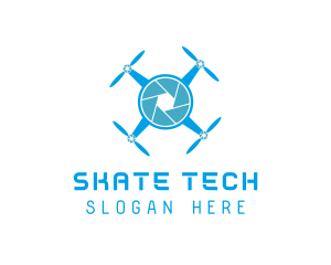 Drone Tech Shutter logo design