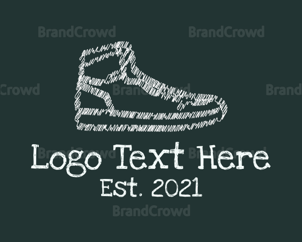 Scribble Footwear Sneakers Logo