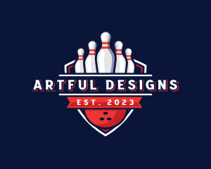 Bowling Pin Ball logo design