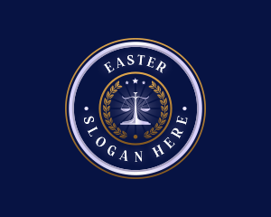 Justice Scale - Legal Scale Judicial logo design