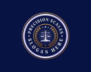 Legal Scale Judicial logo design