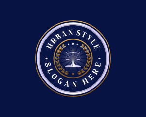 Judiciary - Legal Scale Judicial logo design