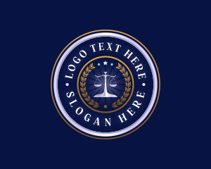 Legal Scale Judicial Logo