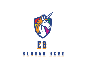 Unicorn Mythical Creature Logo