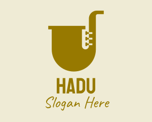 Simple - Simple Brass Saxophone logo design