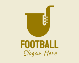 Simple - Simple Brass Saxophone logo design