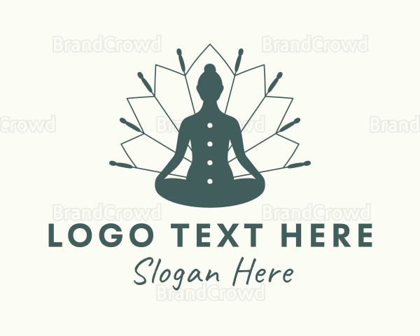 Yoga Acupuncture Needles Logo