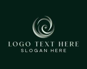 Premium - Ornamental Abstract Wave logo design