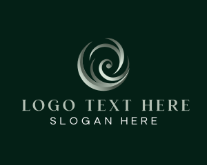 Ecommerce - Ornamental Abstract Wave logo design