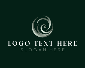 Firm - Ornamental Abstract Wave logo design