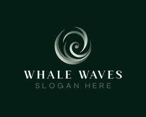 Ornamental Abstract Wave logo design