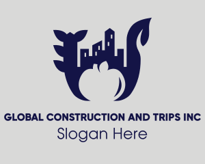 Architectural - Plant City Skyline logo design