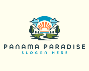 Sunrise Nature Park logo design