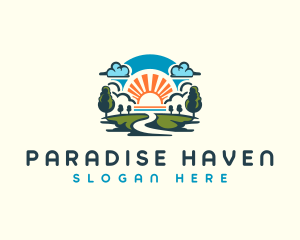 Sunrise Nature Park logo design