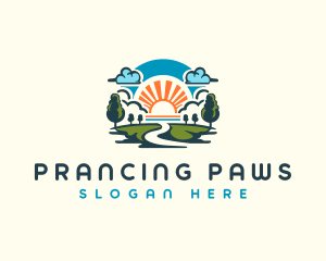 Sunrise Nature Park logo design