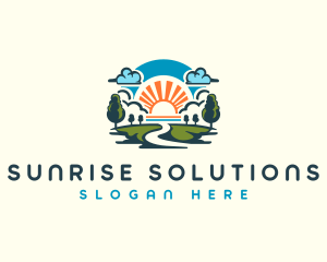 Sunrise Nature Park logo design