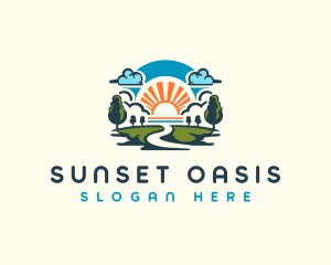 Sunrise Nature Park logo design