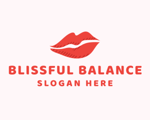 Lip Beauty Makeup logo design