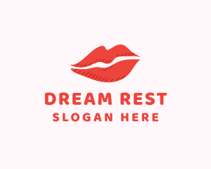 Lip Beauty Makeup logo design