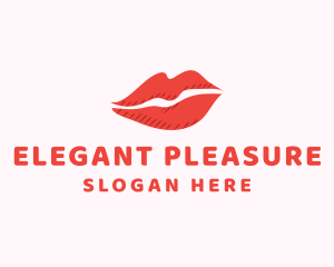 Adult - Lip Beauty Makeup logo design