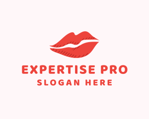 Lip Beauty Makeup logo design