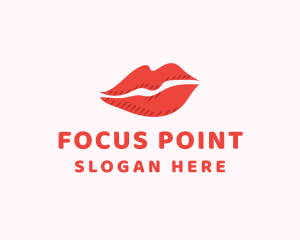 Lip Beauty Makeup logo design