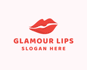 Lip Beauty Makeup logo design