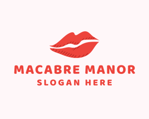 Lip Beauty Makeup logo design