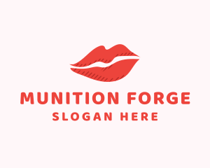 Lip Beauty Makeup logo design