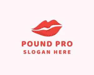 Lip Beauty Makeup logo design