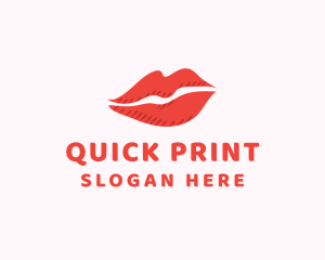 Lip Beauty Makeup logo design