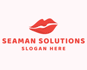 Lip Beauty Makeup logo design