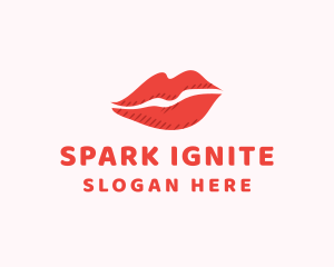 Lip Beauty Makeup logo design