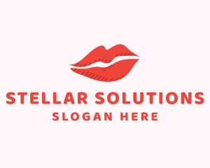 Lip Beauty Makeup logo design