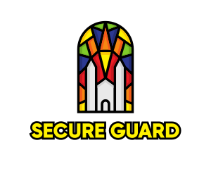Shrine - Colorful Mosaic Church logo design
