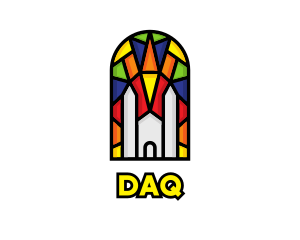 Structure - Colorful Mosaic Church logo design
